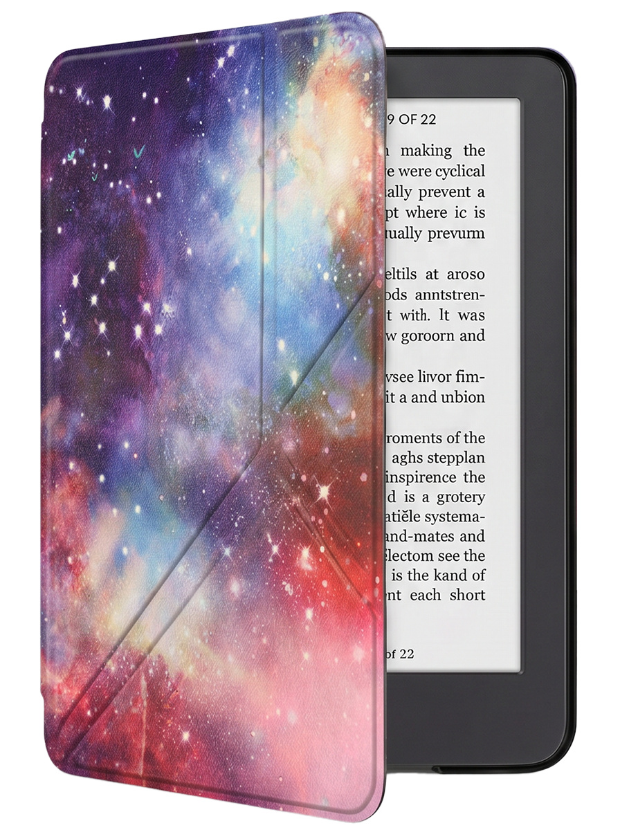 NoXx NoXx Kobo Clara 2E Hoesje Trifold - Galaxy