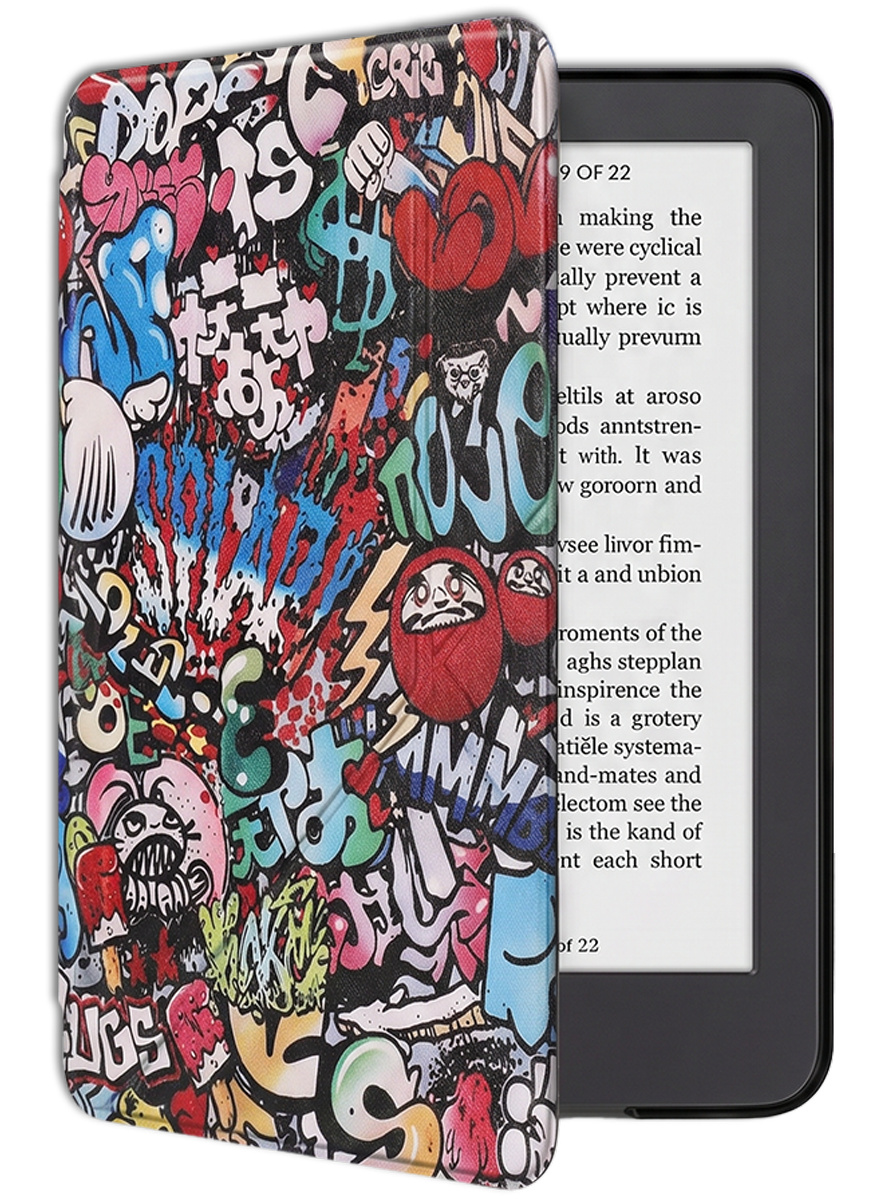 NoXx NoXx Kobo Clara 2E Hoesje Trifold - Graffity