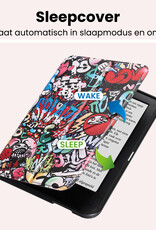 NoXx NoXx Kobo Clara 2E Hoesje Trifold - Graffity