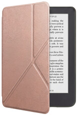NoXx NoXx Kobo Clara 2E Hoesje Trifold - Rose Goud