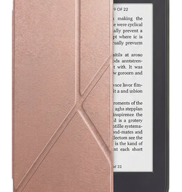 NoXx NoXx Kobo Clara 2E Hoesje Trifold - Rose Goud