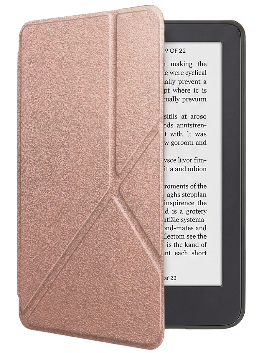 NoXx NoXx Kobo Clara 2E Hoesje Trifold - Rose Goud