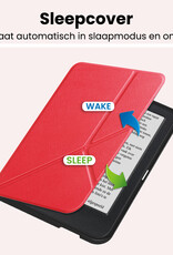 NoXx NoXx Kobo Clara 2E Hoesje Trifold - Rood