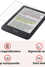 NoXx NoXx Kobo Clara 2E Hoesje Trifold Met Screenprotector - Donkerblauw