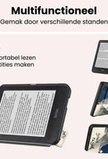 NoXx NoXx Kobo Clara 2E Hoesje Trifold Met Screenprotector - Kat