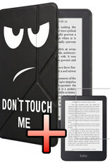 NoXx NoXx Kobo Clara 2E Hoesje Trifold Met Screenprotector - Touch