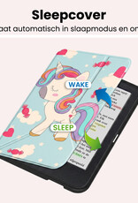NoXx NoXx Kobo Clara Colour Hoesje Trifold - Eenhoorn