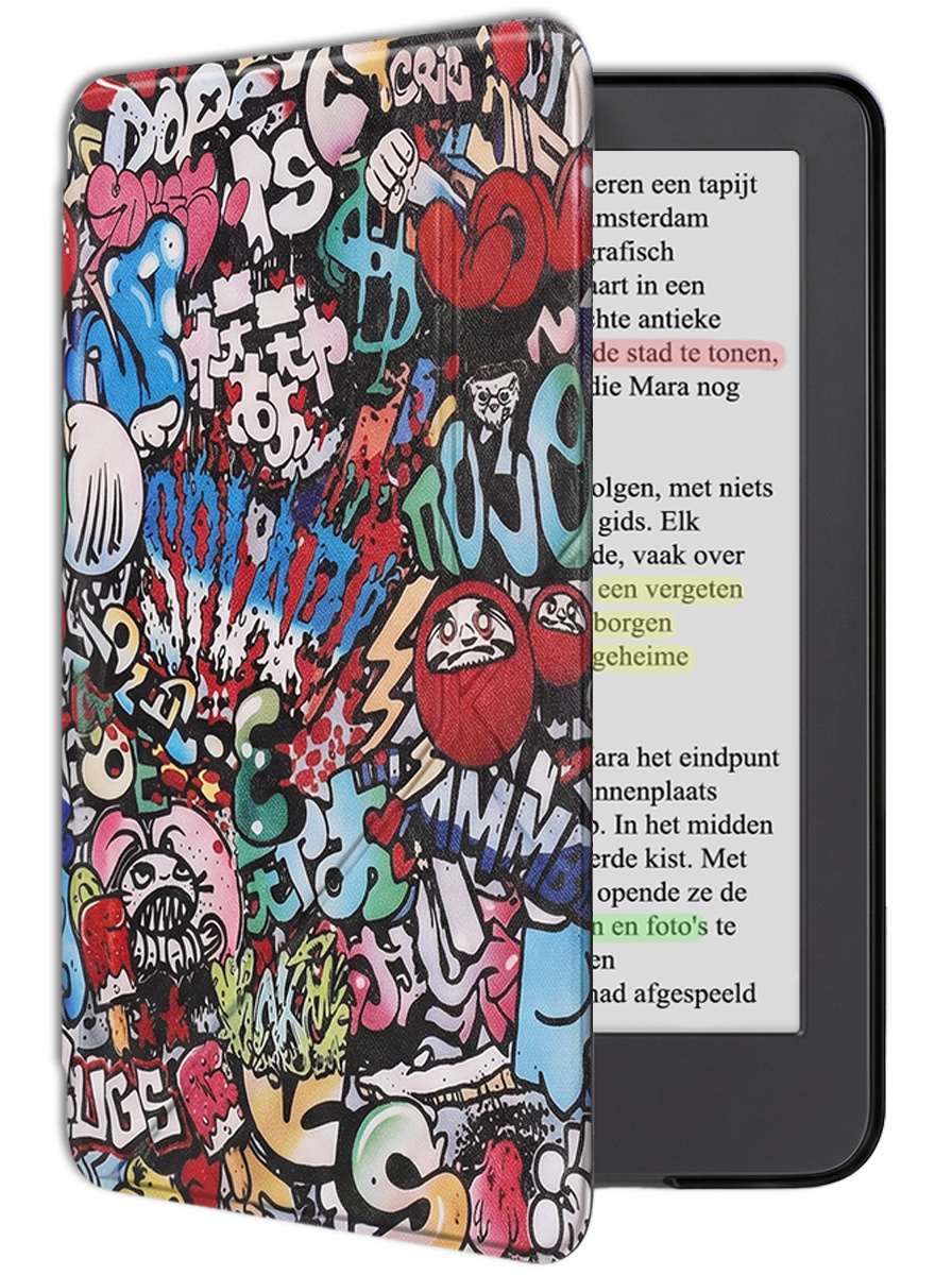 NoXx NoXx Kobo Clara Colour Hoesje Trifold - Graffity