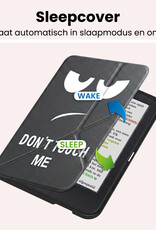 NoXx NoXx Kobo Clara Colour Hoesje Trifold Met Screenprotector - Don't Touch Me