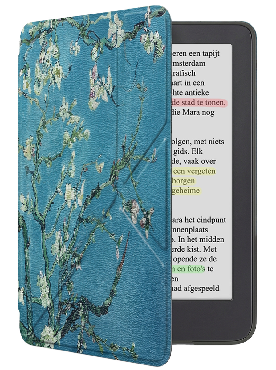 NoXx NoXx Kobo Clara BW Hoesje Trifold - Bloesem