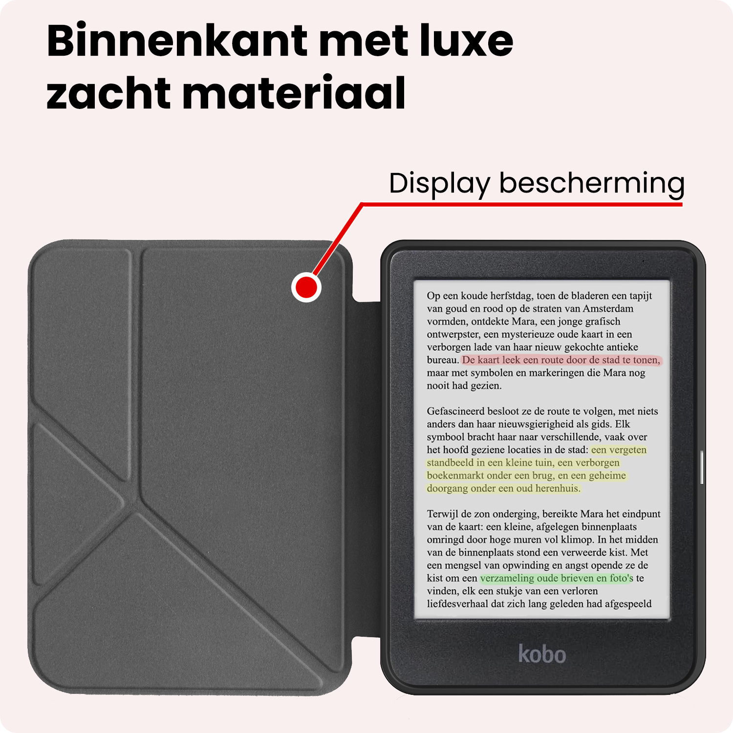 NoXx NoXx Kobo Clara BW Hoesje Trifold - Galaxy