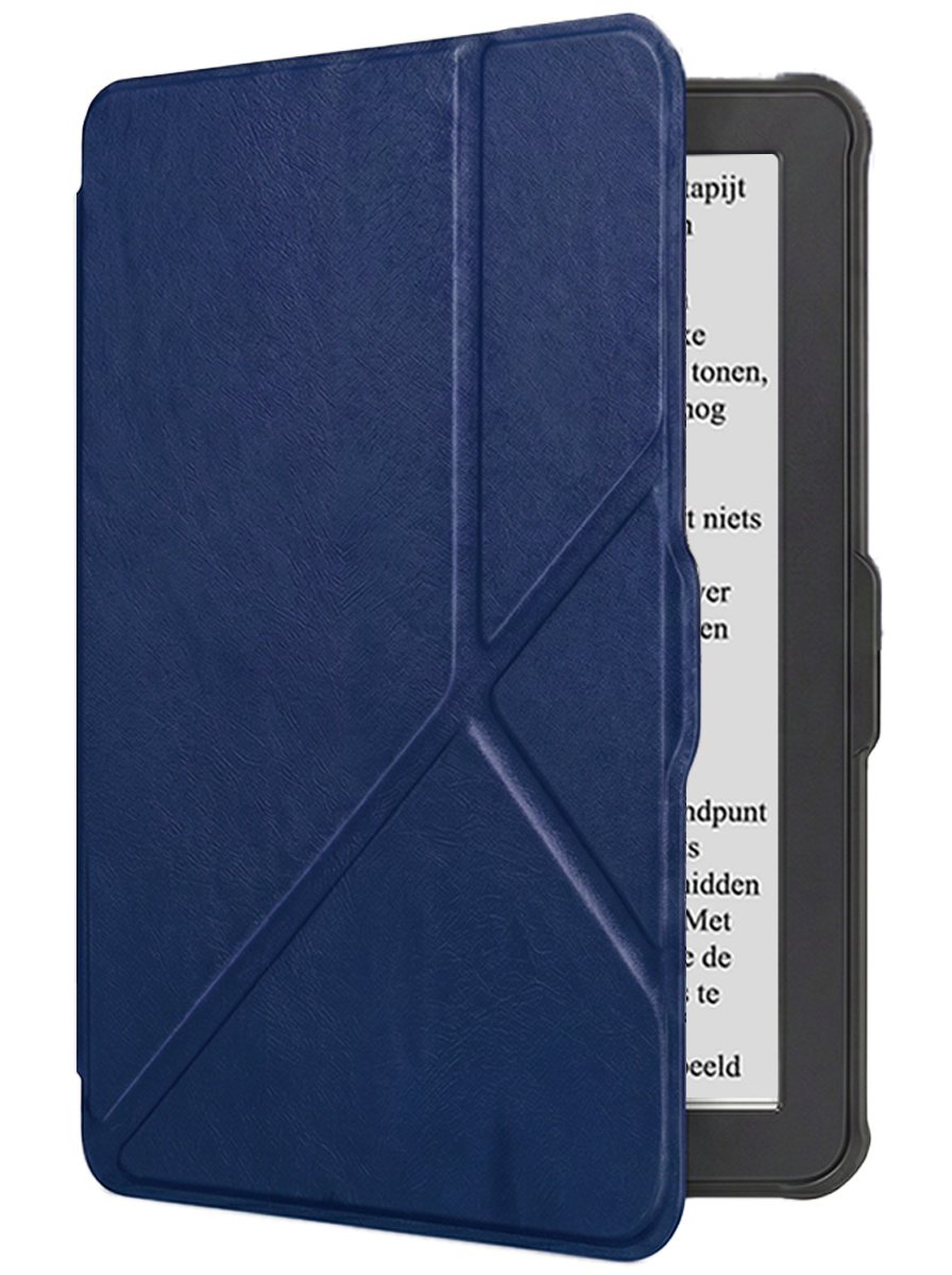 NoXx NoXx Kobo Clara HD Hoesje Trifold - Donkerblauw