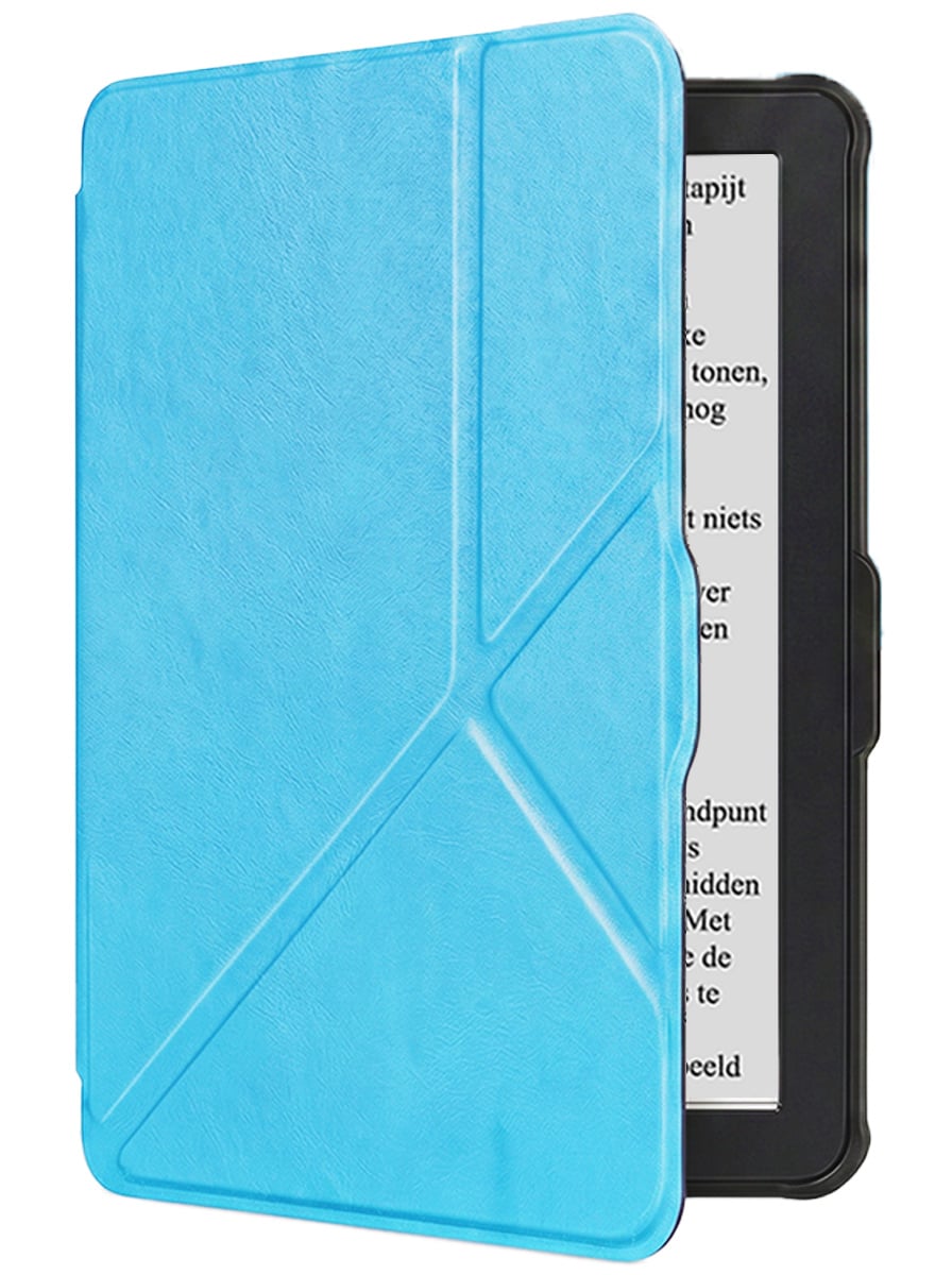 NoXx NoXx Kobo Clara HD Hoesje Trifold - Lichtblauw