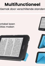 NoXx NoXx Kobo Clara HD Hoesje Trifold - Lichtblauw