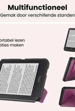 NoXx NoXx Kobo Clara HD Hoesje Trifold - Paars