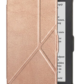NoXx NoXx Kobo Clara HD Hoesje Trifold - Rosé Goud