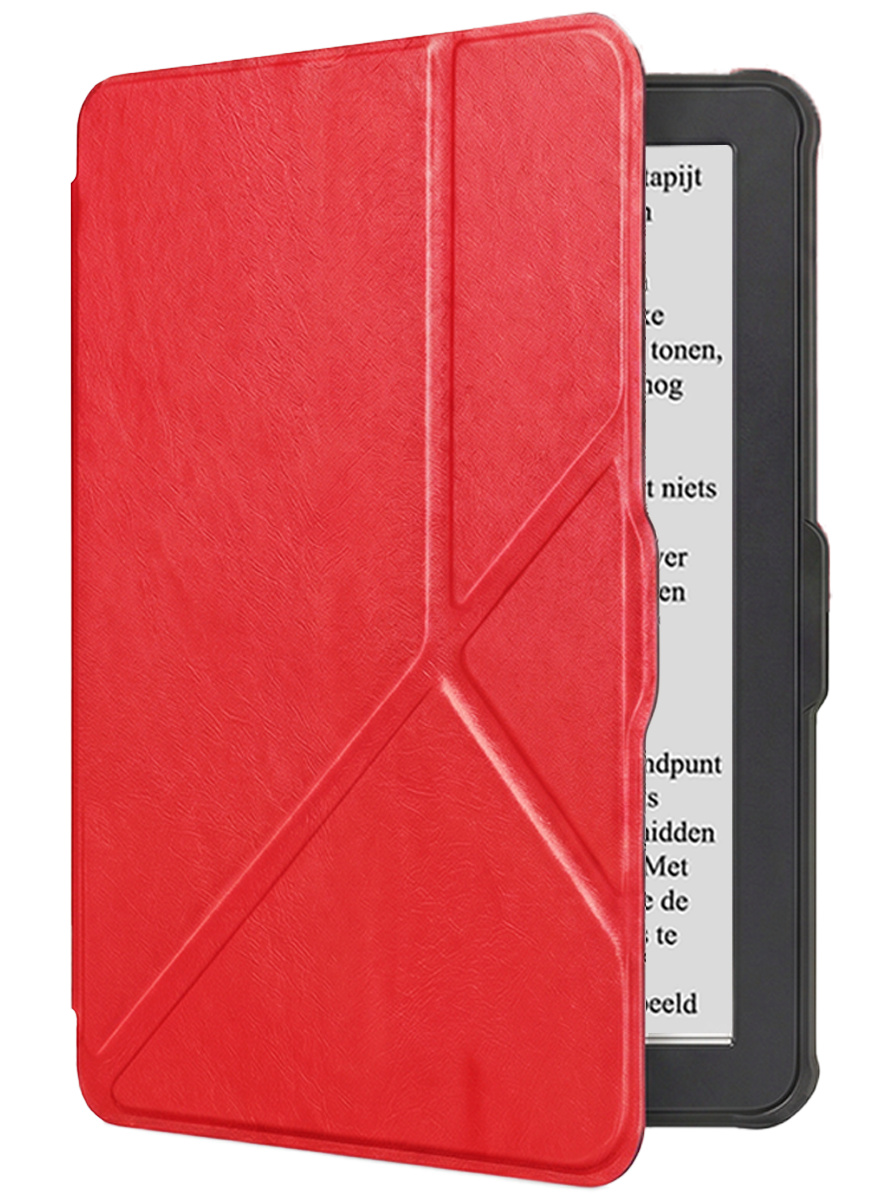 NoXx NoXx Kobo Clara HD Hoesje Trifold - Rood