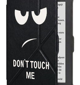 NoXx NoXx Kobo Clara HD Hoesje Trifold - Don't Touch Me