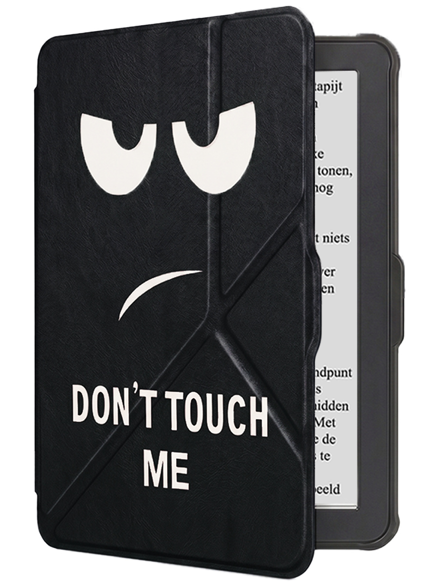NoXx NoXx Kobo Clara HD Hoesje Trifold - Don't Touch Me