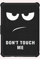 NoXx NoXx Kobo Clara HD Hoesje Trifold - Don't Touch Me