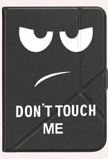 NoXx NoXx Kobo Clara HD Hoesje Trifold - Don't Touch Me