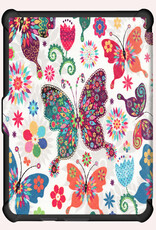 NoXx NoXx Kobo Clara HD Hoesje Trifold - Vlinders