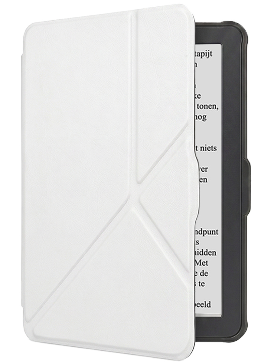 NoXx NoXx Kobo Clara HD Hoesje Trifold - Wit