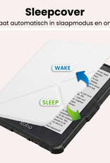 NoXx NoXx Kobo Clara HD Hoesje Trifold - Wit