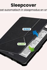 NoXx NoXx Kobo Clara HD Hoesje Trifold - Zwart