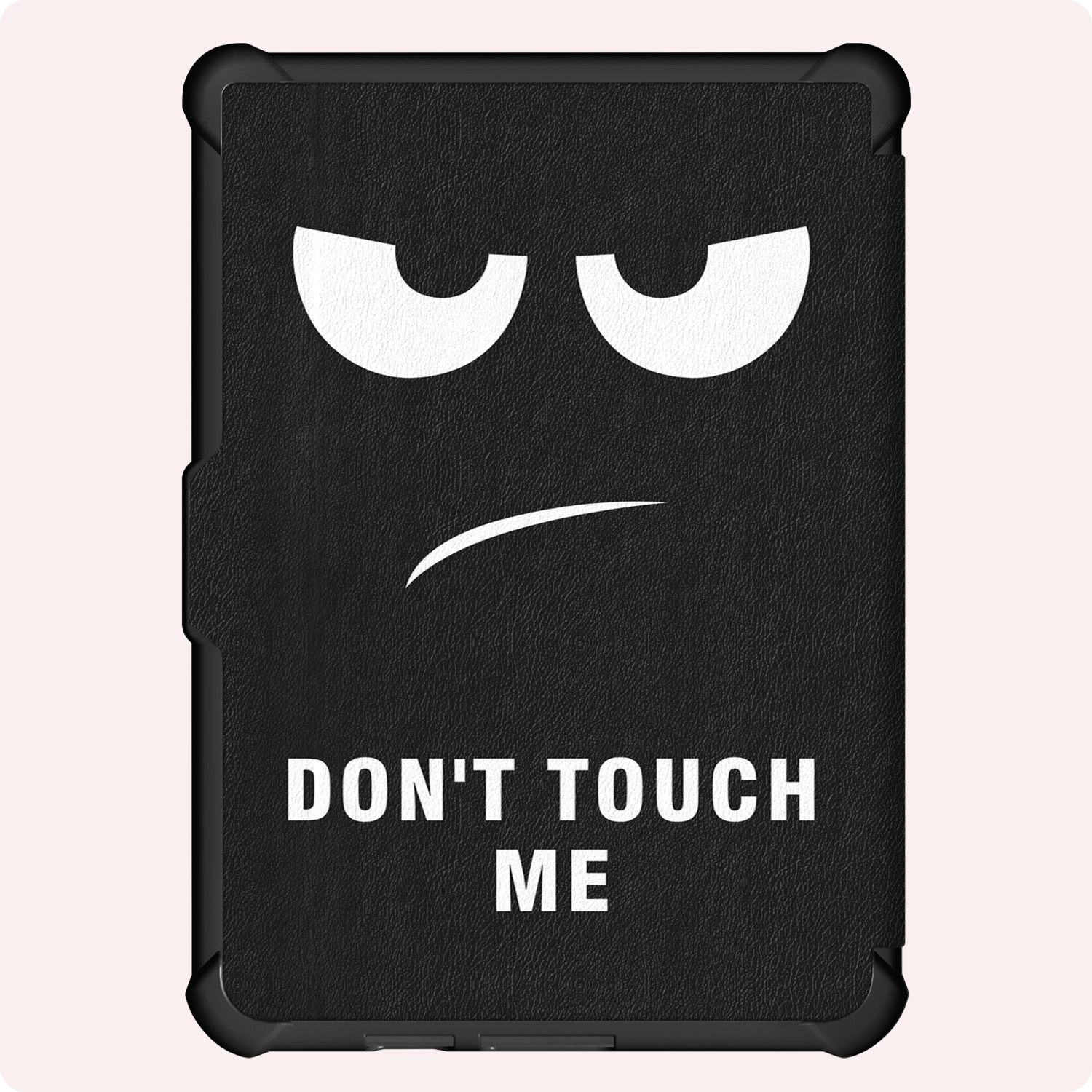 NoXx NoXx Kobo Clara HD Hoesje Trifold Met Screenprotector - Don't Touch Me