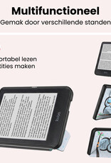 NoXx NoXx Kobo Clara HD Hoesje Trifold Met Screenprotector - Uil