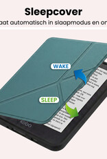 NoXx NoXx Kobo Nia Hoesje Trifold - Donkergroen