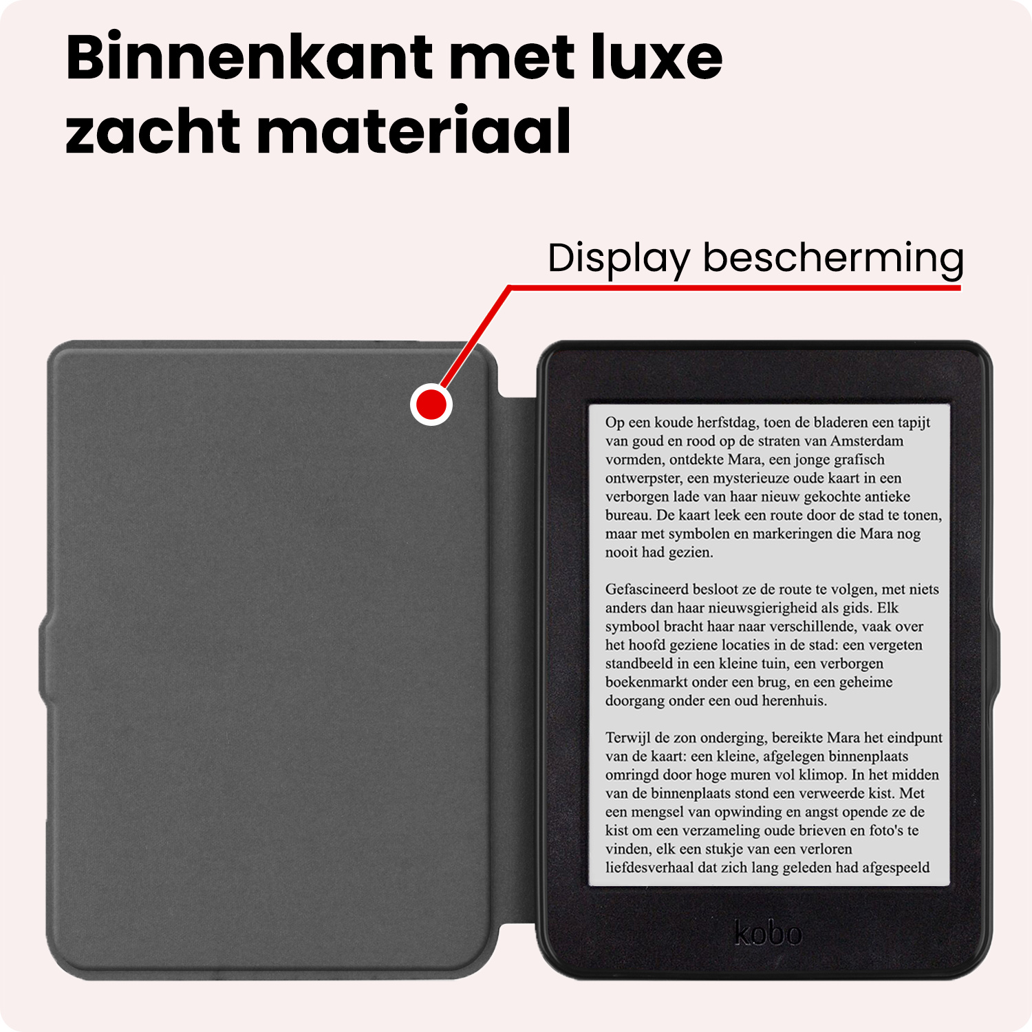 NoXx NoXx Kobo Nia Hoesje Trifold - Don't Touch Me