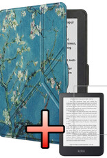 NoXx NoXx Kobo Nia Hoesje Trifold Met Screenprotector - Bloesem