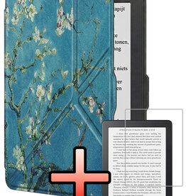 NoXx NoXx Kobo Nia Hoesje Trifold Met Screenprotector - Bloesem