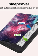 NoXx NoXx Kobo Nia Hoesje Trifold Met Screenprotector - Galaxy