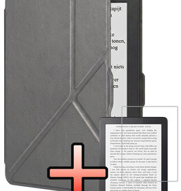 NoXx NoXx Kobo Nia Hoesje Trifold Met Screenprotector - Grijs
