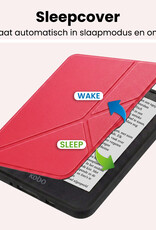 NoXx NoXx Kobo Nia Hoesje Trifold Met Screenprotector - Rood