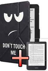 NoXx NoXx Kobo Nia Hoesje Trifold Met Screenprotector - Don't Touch Me