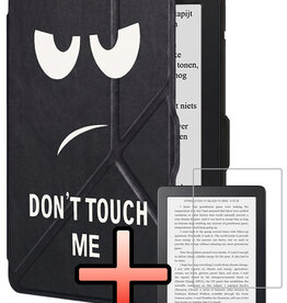 NoXx NoXx Kobo Nia Hoesje Trifold Met Screenprotector - Don't Touch Me