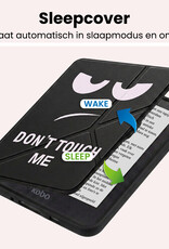 NoXx NoXx Kobo Nia Hoesje Trifold Met Screenprotector - Don't Touch Me
