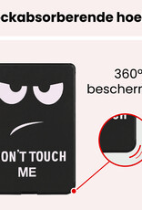 NoXx NoXx Kobo Nia Hoesje Trifold Met Screenprotector - Don't Touch Me