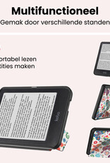 NoXx NoXx Kobo Nia Hoesje Trifold Met Screenprotector - Vlinders