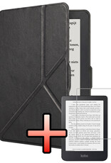 NoXx NoXx Kobo Nia Hoesje Trifold Met Screenprotector - Zwart