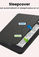 NoXx NoXx Kobo Nia Hoesje Trifold Met Screenprotector - Zwart