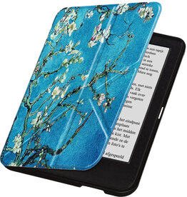 Nomfy Nomfy Kobo Clara 2E Hoesje Trifold - Bloesem