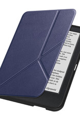 Nomfy Nomfy Kobo Clara 2E Hoesje Trifold - Donkerblauw