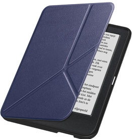Nomfy Nomfy Kobo Clara 2E Hoesje Trifold - Donkerblauw