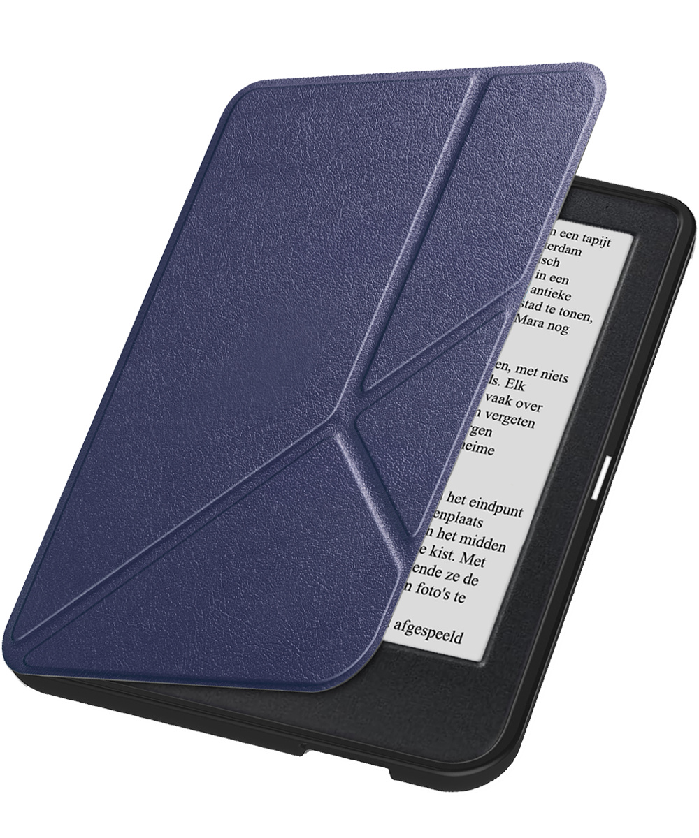 Nomfy Nomfy Kobo Clara 2E Hoesje Trifold - Donkerblauw