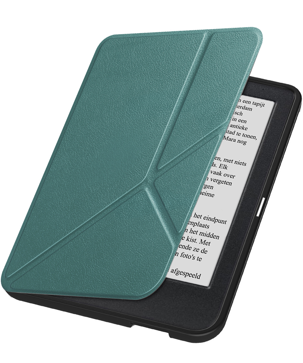 Nomfy Nomfy Kobo Clara 2E Hoesje Trifold - Donkergroen